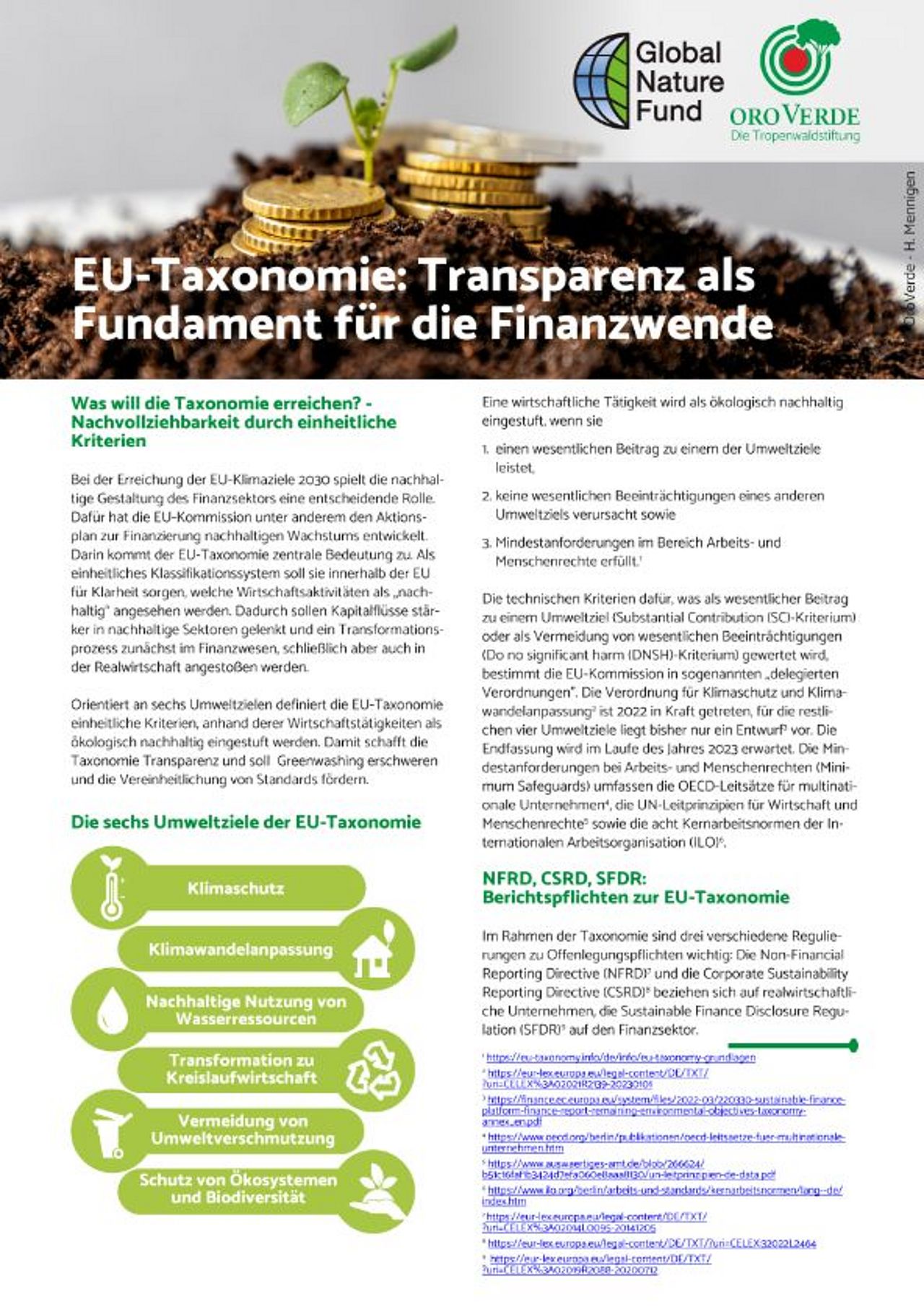 Fact Sheet EU-Taxonomie